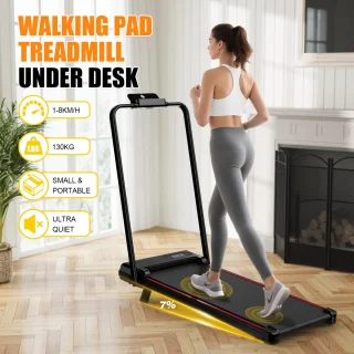 Walking Pad Opvouwbare Loopband Zwart