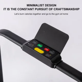 Walking Pad Treadmill Elektrisch Inklapbaar met LCD-display en afstandsbediening