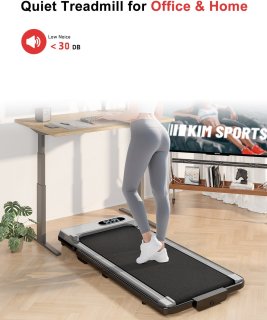 Walkingpad Inklapbare Elektrische Loopband 1-8 km/u Zilver