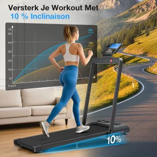 Walkingpad Inklapbare Elektrische Loopband - Zwart