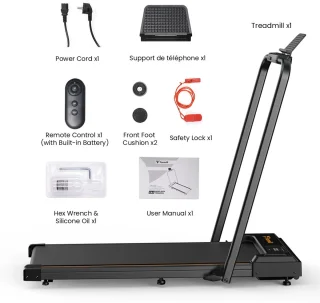 WalkingPad Inklapbare Loopband Zwart