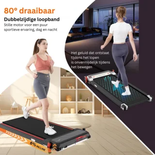 WalkingPad Loopband Elektrisch Inklapbaar Zwart