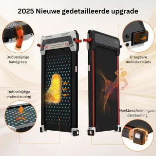 WalkingPad Loopband Elektrisch Inklapbaar Zwart