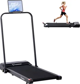 Wandelband met inklapbare armleuningen en display 1-12 km/h