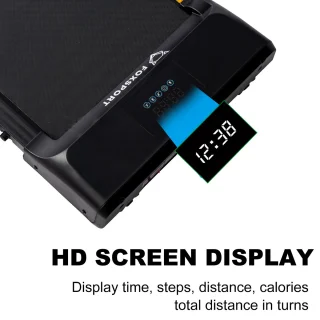 Wandelband met inklapbare armleuningen en display 1-12 km/h