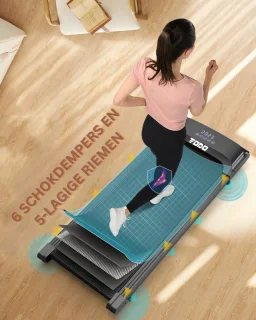 Wandelpand Loopband Hometrainer 550W