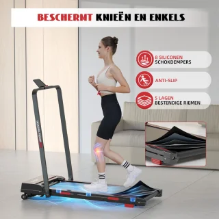 Y-RAIN Electrische Loopband 2-in-1 Walking Pad Inklapbaar