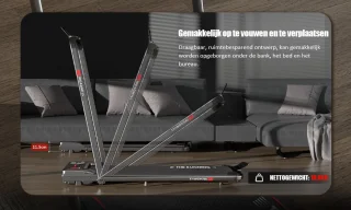 Y-RAIN Elektrische Loopband 2-in-1 Inklapbaar