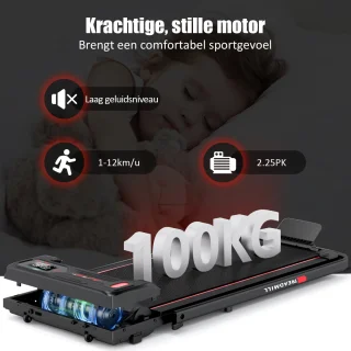 Y-RAIN Elektrische Loopband 2-in-1 Inklapbaar