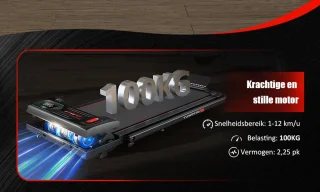 Y-RAIN Elektrische Loopband 2-in-1 Inklapbaar