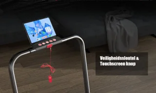Y-RAIN Elektrische Loopband 2-in-1 Inklapbaar