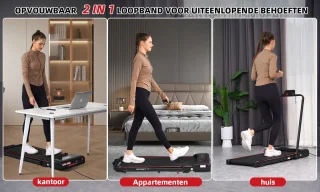 Y-RAIN Elektrische Loopband 2-in-1 Walking Pad inklapbaar