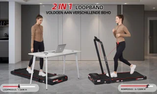 Y-RAIN Elektrische Loopband 2-in-1 Walking Pad inklapbaar