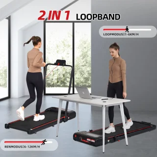 Y-RAIN Elektrische Loopband 2-in-1 Walking Pad inklapbaar
