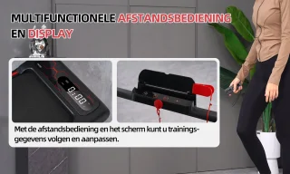 Y-RAIN Elektrische Loopband 2-in-1 Walking Pad inklapbaar