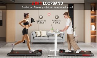 Y-RAIN Elektrische Loopband 2-IN-1 Walking Pad