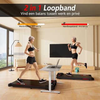 Y-RAIN Elektrische Loopband 2-IN-1 Walking Pad