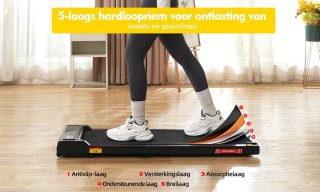 Y-RAIN Elektrische Loopband Walking Pad 440W 1-6km/u