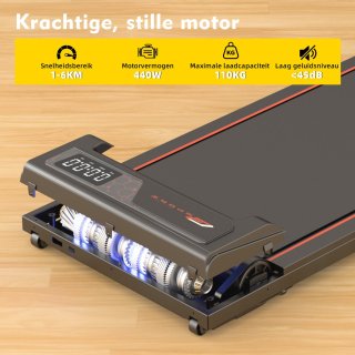 Y-RAIN Elektrische Loopband Walking Pad 440W 1-6km/u