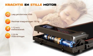 Y-RAIN Inklapbare Elektrische Loopband Walking Pad 2-in-1