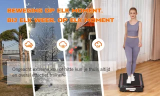 Y-RAIN Inklapbare Elektrische Loopband Walking Pad 2-in-1