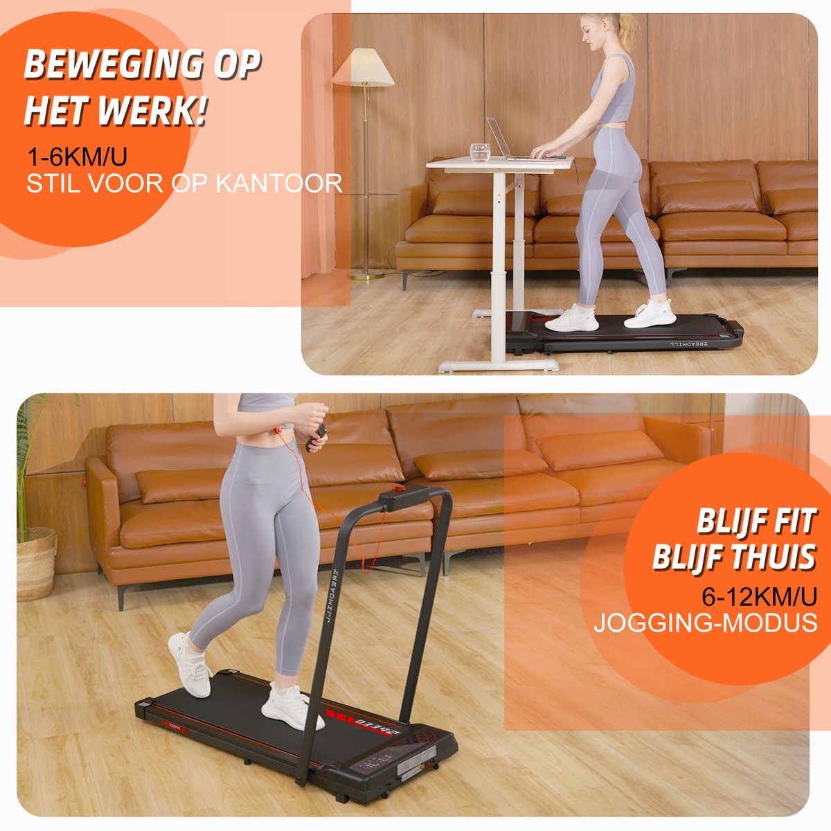 Wat vinden we goed aan de Y-RAIN Inklapbare Elektrische Loopband Walking Pad 2-in-1