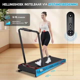 Y-RAIN Loopband Walking Pad 2-in-1 Zwart