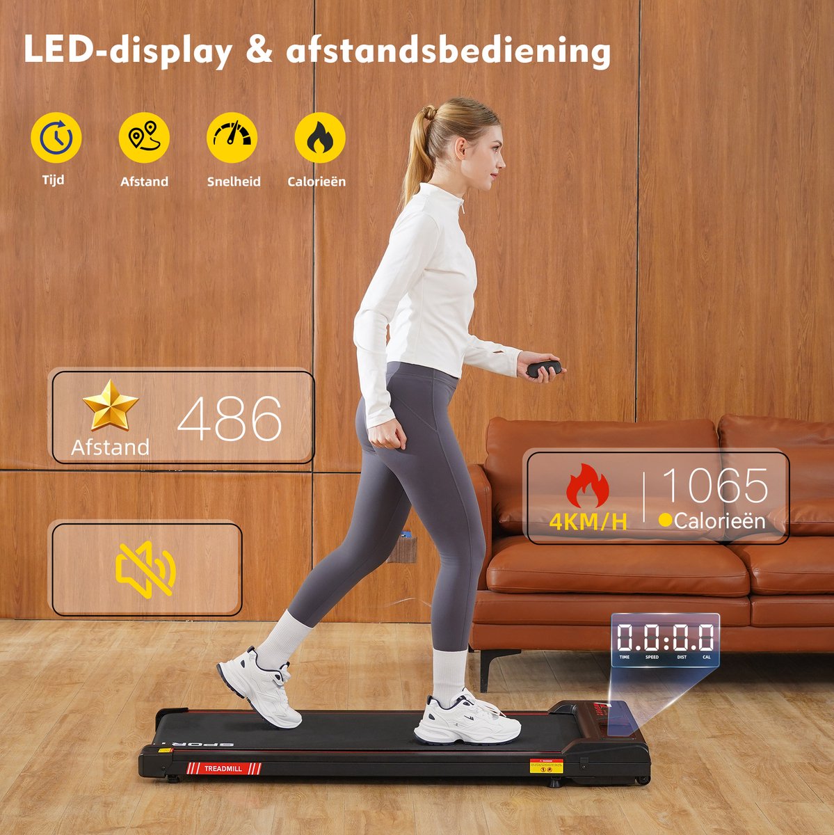 Wat vinden we goed aan de Y-RAIN Loopband Walking Pad 3-in-1