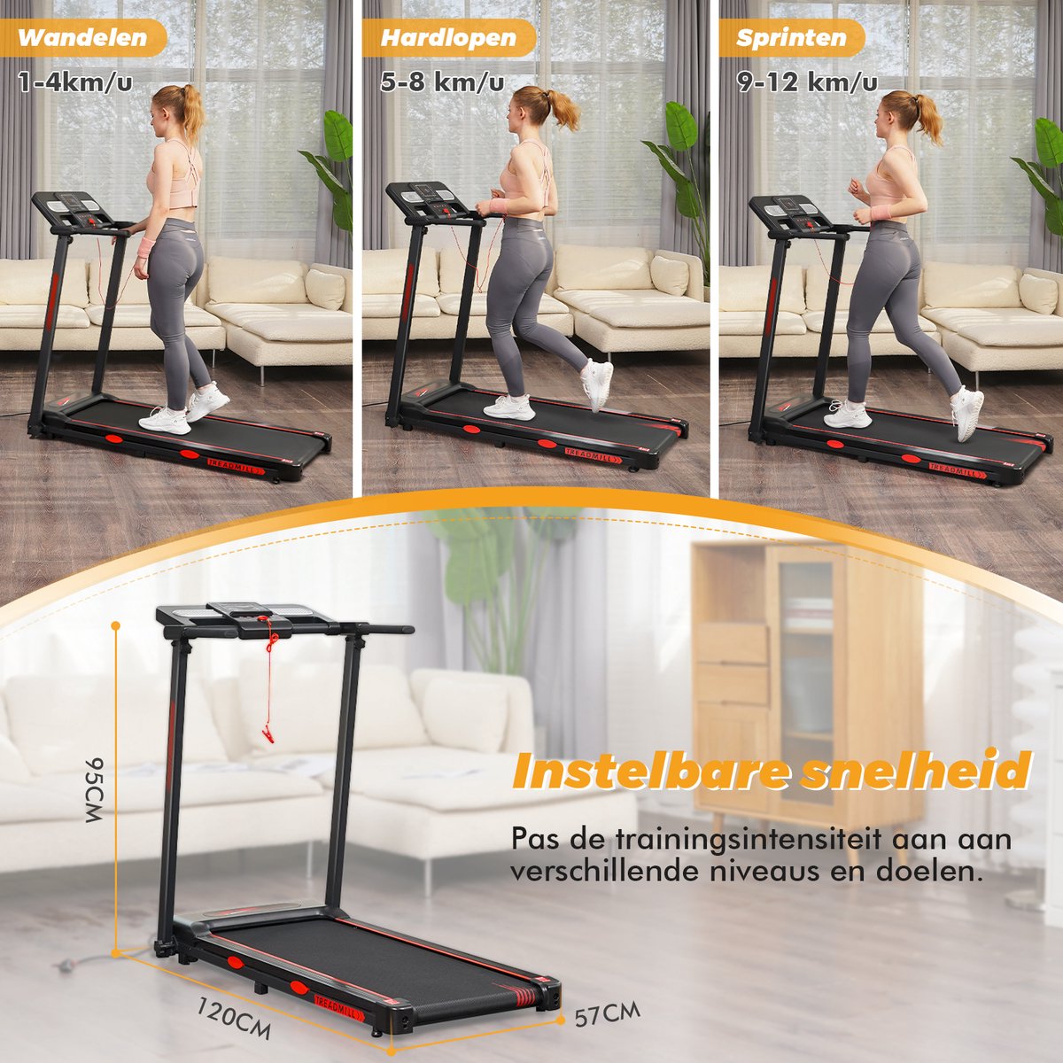 Wat vinden we goed aan de Y-RAIN Walking Pad Elektrische Loopband 3-in-1