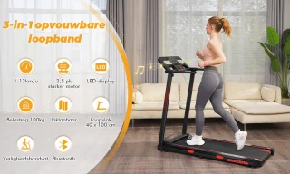 Y-RAIN Walking Pad Elektrische Loopband 3-in-1