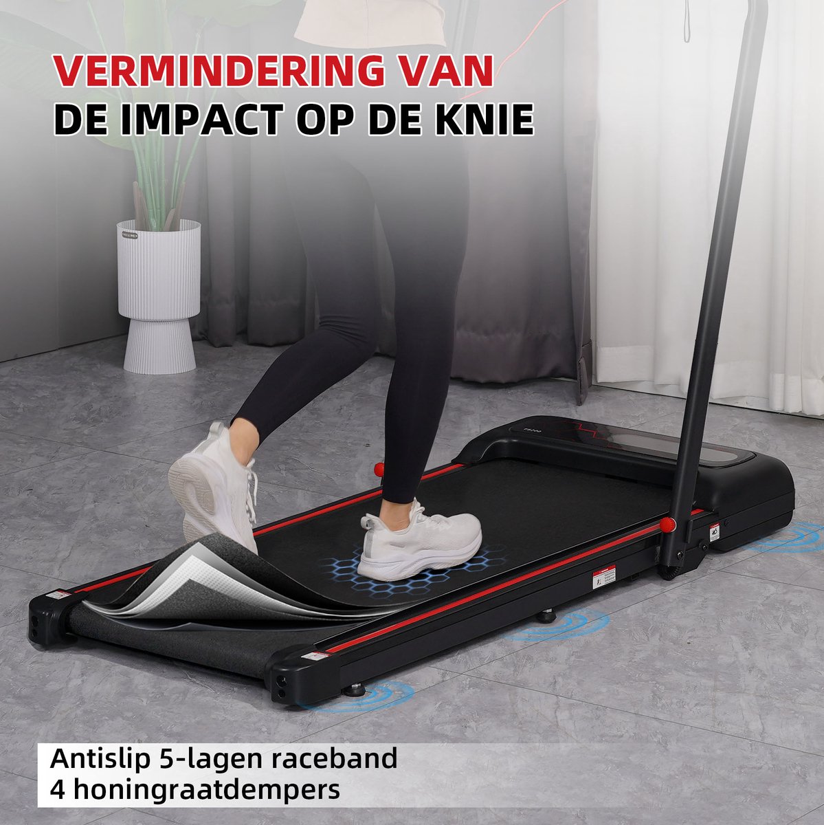 Wat vinden we goed aan de Y-RAIN WalkingPad Elektrische Loopband Inklapbaar