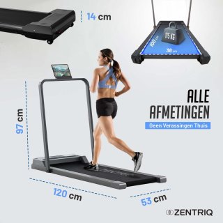 Wat vinden we goed aan de Zentriq Go Inklapbare Loopband