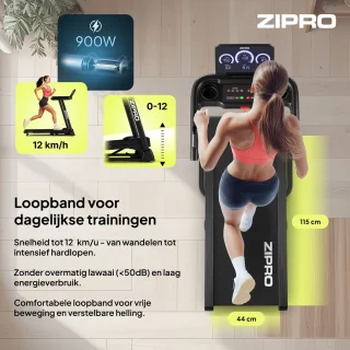 ZIPRO® Luma Elektrische Loopband