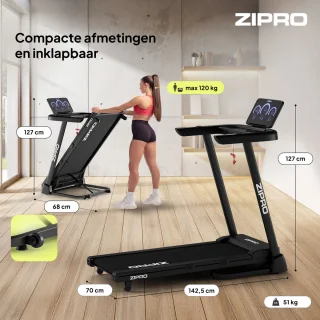 ZIPRO® Luma Elektrische Loopband