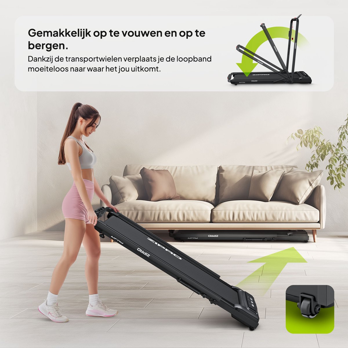 Wat vinden we goed aan de Zipro Newlite Elektrische Loopband