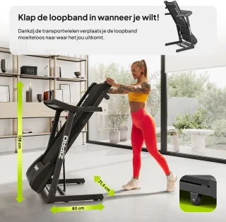 Zipro Pulse Elektrische Loopband
