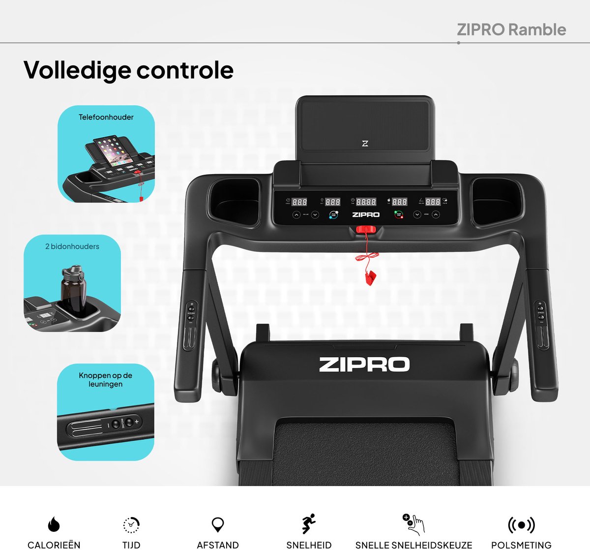 Wat vinden we goed aan de Zipro Ramble Elektrische Loopband