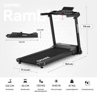 Zipro Ramble Elektrische Loopband