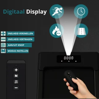 Zonovi Loopband Inclapbaar Loopbandonder Bureau Walking Pad Hometrainer