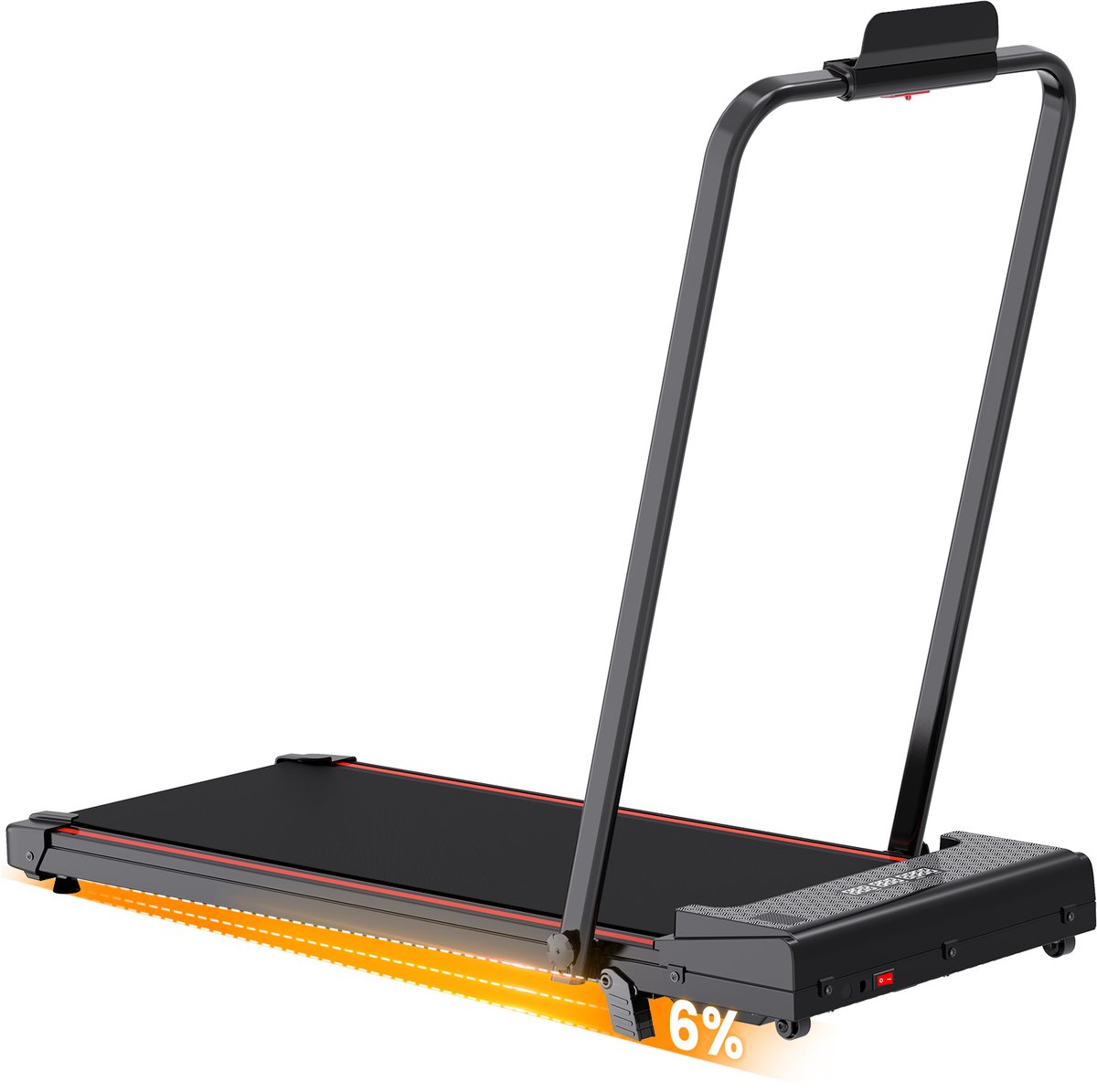 De ZX2P opvouwbare loopband met armleuningen en afstandsbediening in één oogopslag