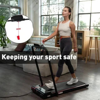 ZX2P opvouwbare loopband met armleuningen en afstandsbediening