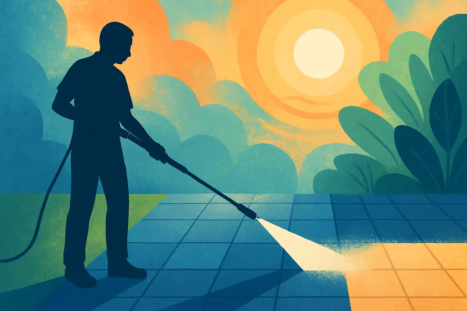 Hogedrukreiniging als mindfulness: zo brengt powerwashen je tot rust