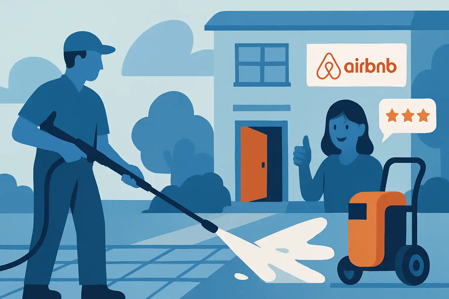 Hogedrukreiniging voor Airbnb-hosts: zo versnel je turnovers en houd je gasten blij