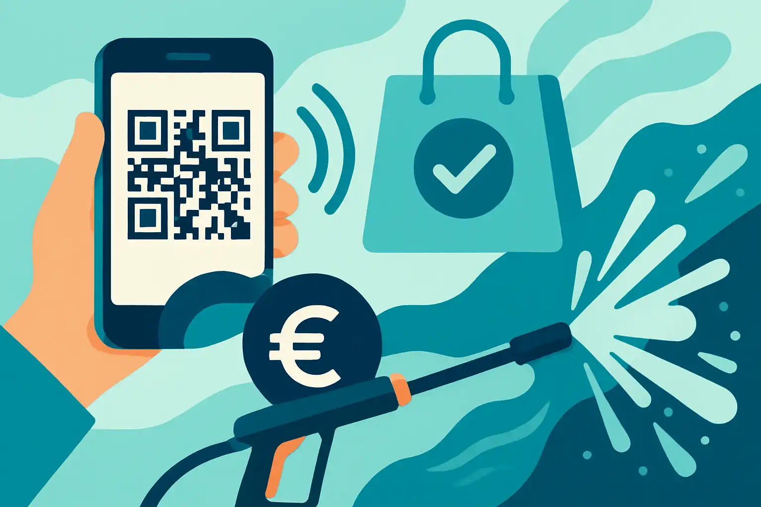 Klanten bestellen met één scan: zo maak je je powerwash-service contactloos, snel en winstgevend