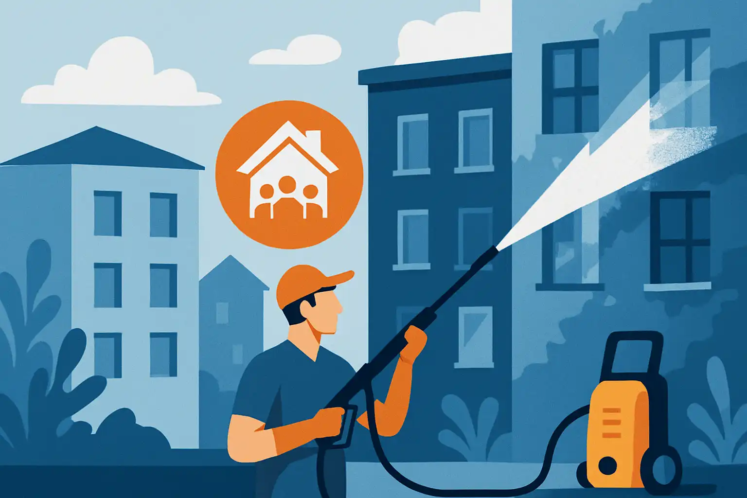 Waarom woningcorporaties en vve's massaal inzetten op hogedrukreinigers (en hoe jij daar als bewoner van profiteert)