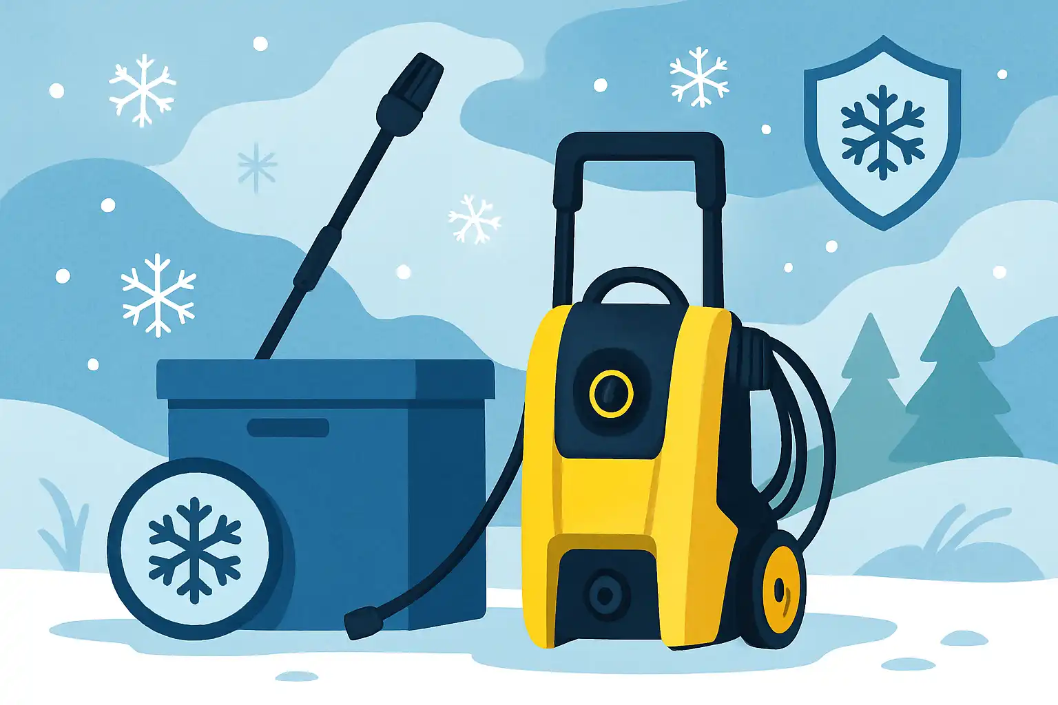 Winterklaar in 5 stappen: zo berg je je hogedrukreiniger veilig op en voorkom je bevriezingsschade