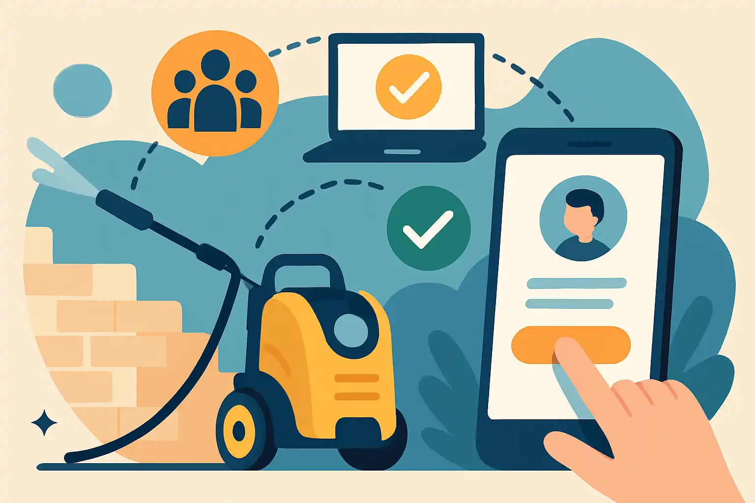 Zo boek je een betrouwbare powerwasher in één klik: de opkomst van microjob-platforms voor hogedrukreiniging
