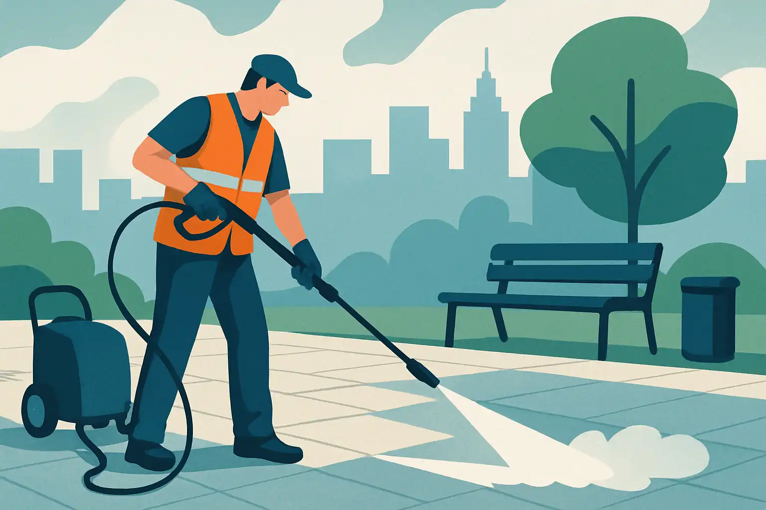 Zo gebruiken gemeenten hogedrukreinigers om steden fris en leefbaar te houden