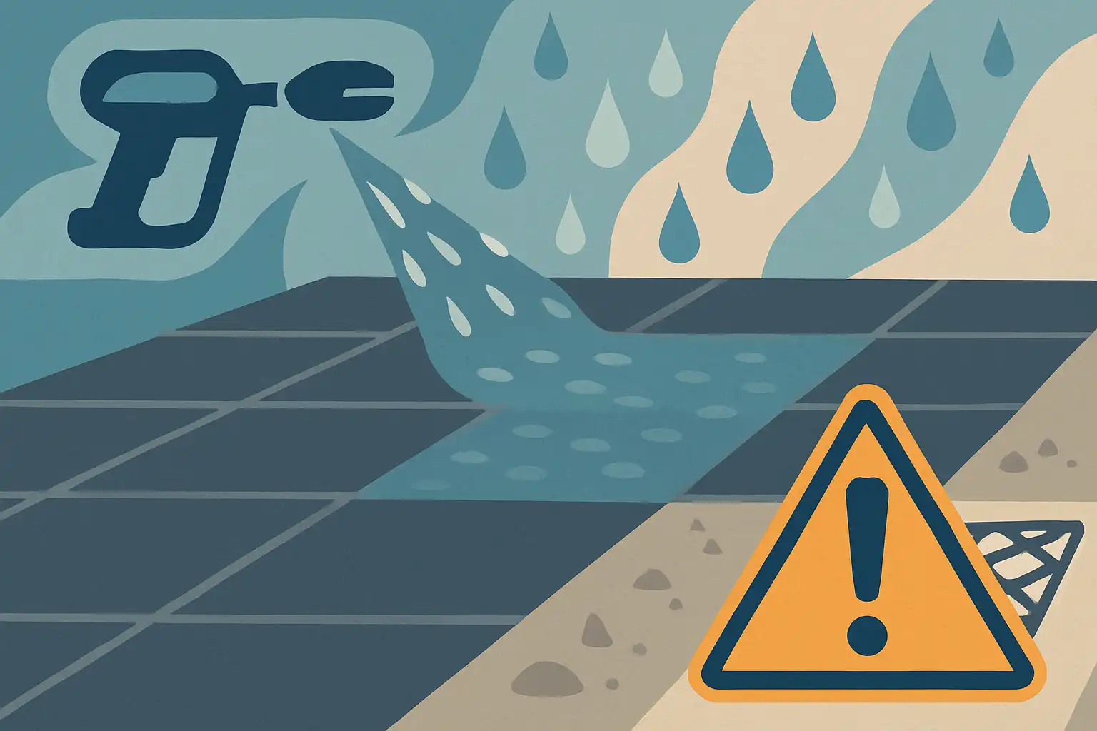 Zo maak je gladde terrassen en opritten veilig na hogedrukreinigen: anti-sliptrucs die echt werken