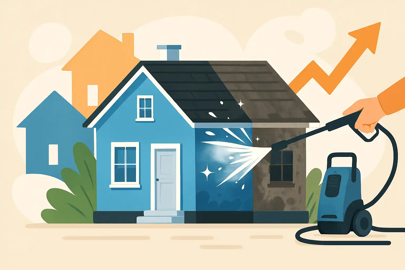 Zo verhoog je de waarde van je huis met een paar uur hogedrukreiniging: tips die makelaars gebruiken